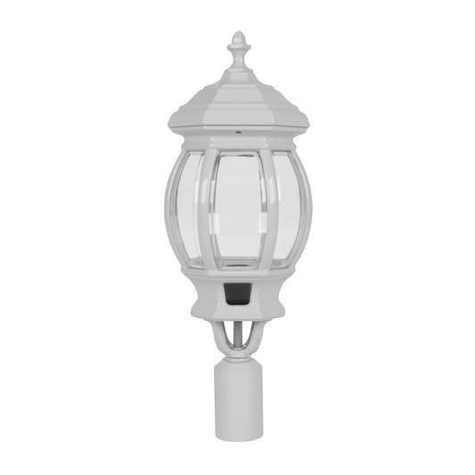 GT-696 Vienna Large Post Top Light - Powder Coated Finish / B22 - White
