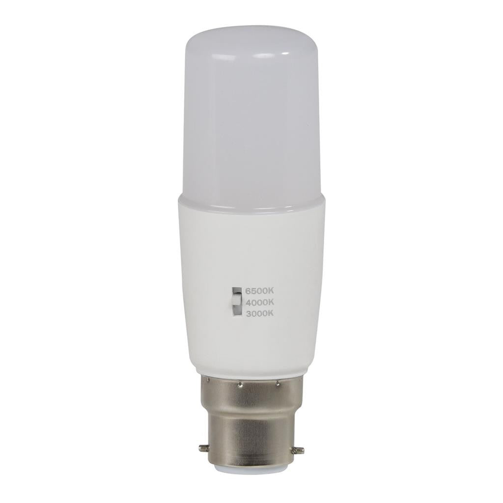 T40 8W LED Tricolour dimmable lamp 240V B22