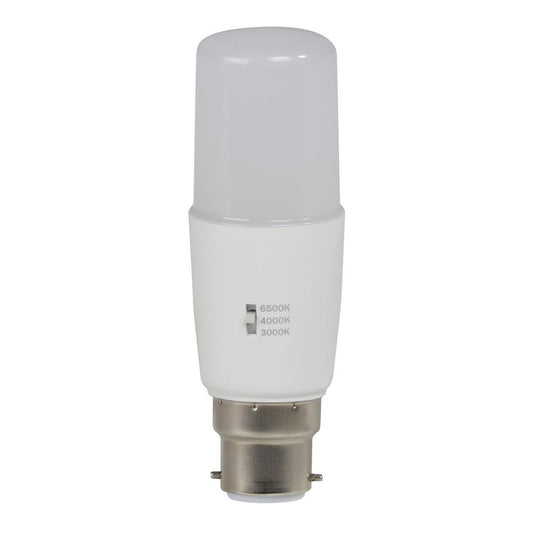 T40 8W LED Tricolour dimmable lamp 240V B22