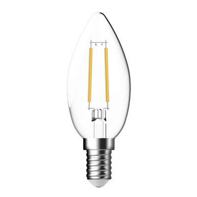LED FILAMENT C35 CLR 4.8W CANDLE DIM / E14 6500K