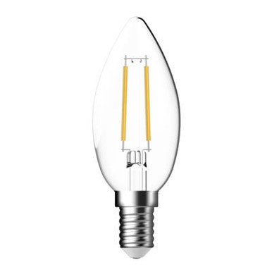LED FILAMENT C35 CLR 4.8W CANDLE DIM / E14 2700K