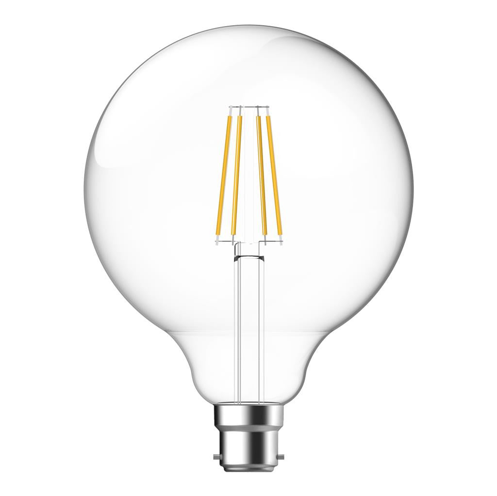 G120 7.8W DIMMABLE LED FILAMENT LAMP CLEAR 240V 2700K - B22