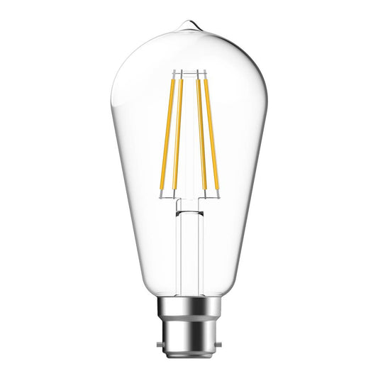 PEAR 7.2W DIMMABLE LED FILAMENT LAMP CLEAR 240V 2700K - B22