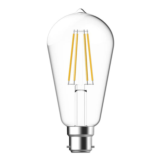 PEAR 7.2W DIMMABLE LED FILAMENT LAMP CLEAR 240V 6500K - B22