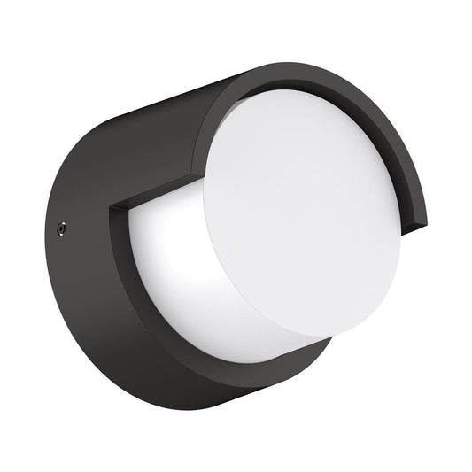 LIVI-8 Round 8W 240V IP65 down Exterior wall light - Black
