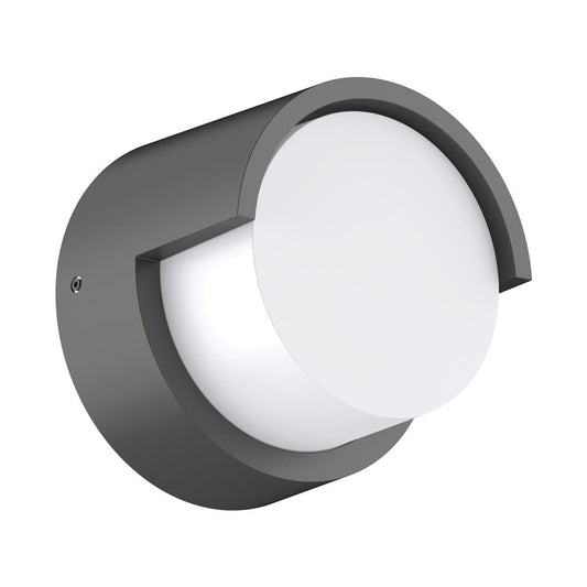 LIVI-5 Round 5W 240V IP65 down Exterior wall light - Dark Grey