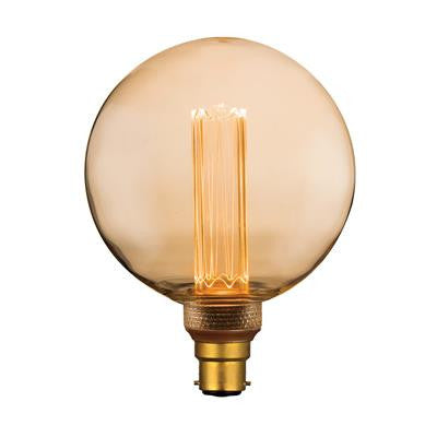 LED RETRO FILAMENT 3.5W G125 DIM B22