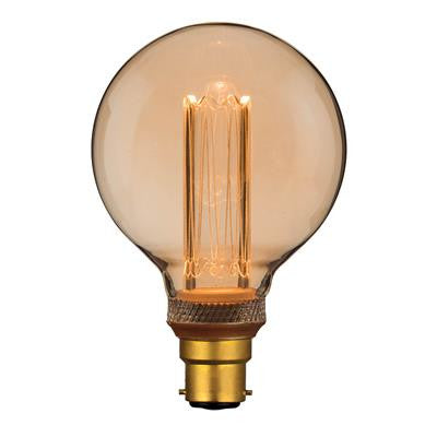 LED RETRO FILAMENT 3.5W G95 DIM B22