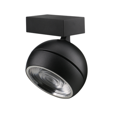 MOON 6/9W 240V TRIO WALL LIGHT FLOOD - Black