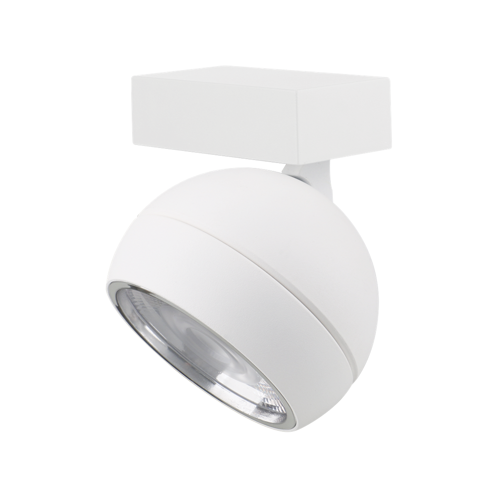 MOON 6/9W 240V TRIO WALL LIGHT FLOOD - White