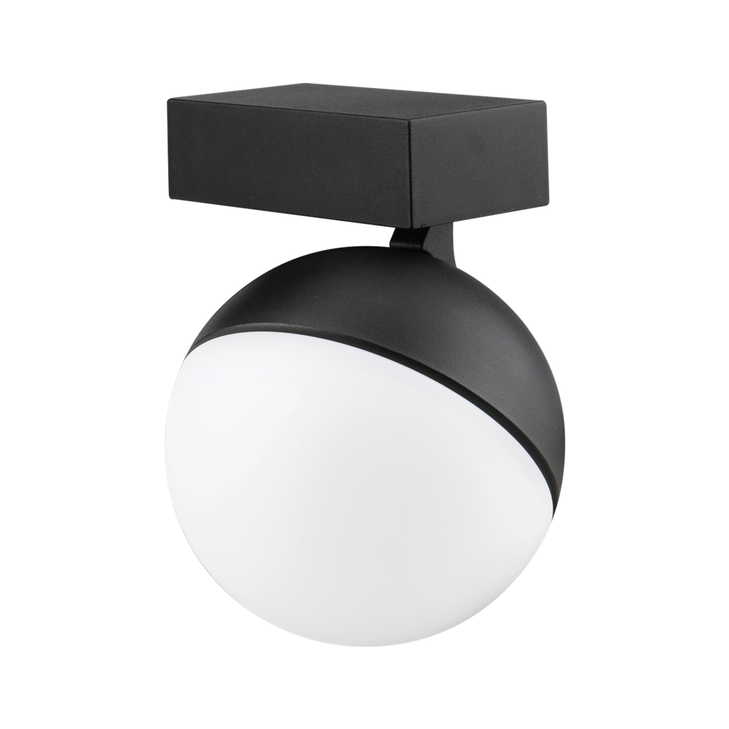MOON 6/9W 240V TRIO WALL LIGHT OPAL - Black