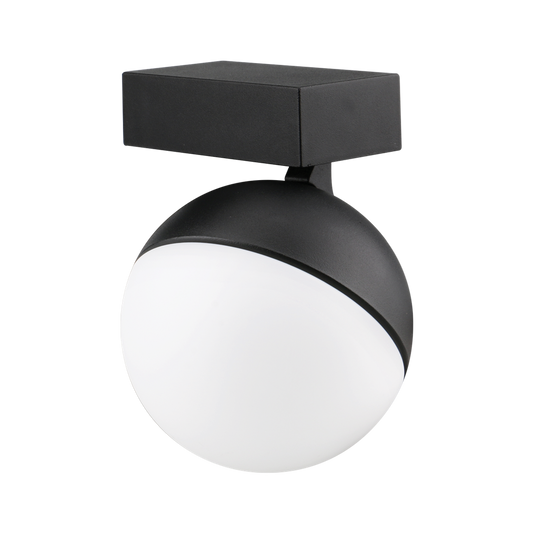 MOON 6/9W 240V TRIO WALL LIGHT OPAL - Black