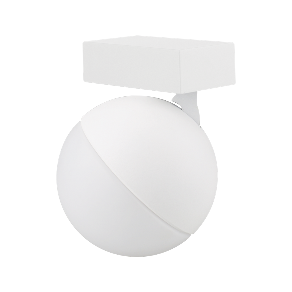 MOON 6/9W 240V TRIO WALL LIGHT OPAL - White