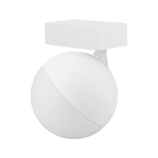 MOON 6/9W 240V TRIO WALL LIGHT OPAL - White
