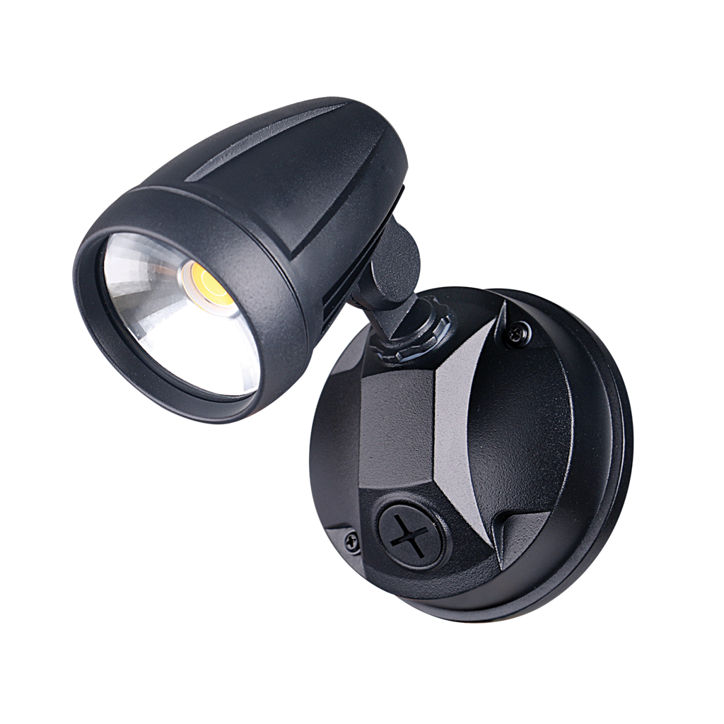 MURO-PRO-15 Single Head 15W LED Spotlight - TRIO Tricolour - Black