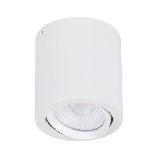 NEO-20 Round 20W Surface Mount Tiltable LED Dimmable IP20 Downlight TRIO - White