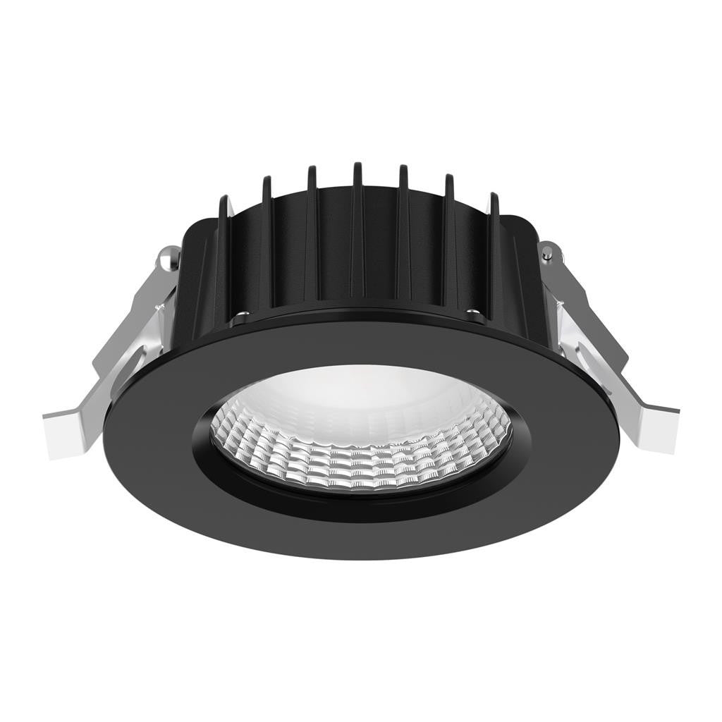 Neo-Pro 13W IP65 Dimmable Recessed LED Downlight - TRIO - Black