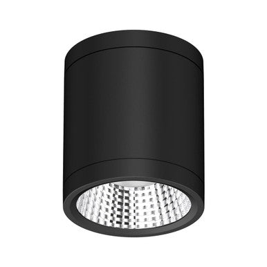 NEO-PRO Round 13W Surface Mount Dimmable LED Tricolour IP65 Downlight - Black
