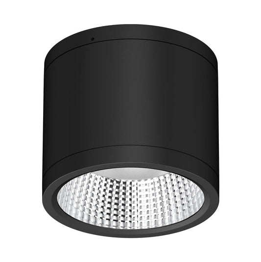 NEO-PRO Round 25W Surface Mount Dimmable LED Tricolour IP65 Downlight TRIO - Black