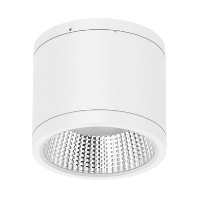 NEO-PRO Round 25W Surface Mount Dimmable LED Tricolour IP65 Downlight - White