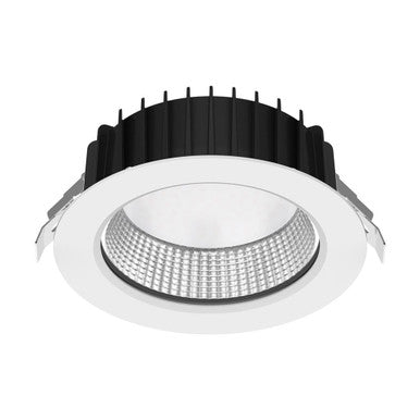 NEO-PRO Round 35W Recessed Dimmable LED Tricolour IP65 Downlight DALI - White