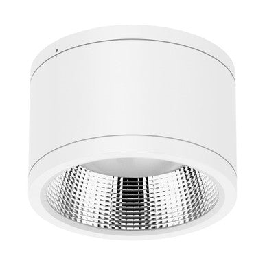 NEO-PRO Round 35W Surface Mount Dimmable LED Tricolour IP65 Downlight - White