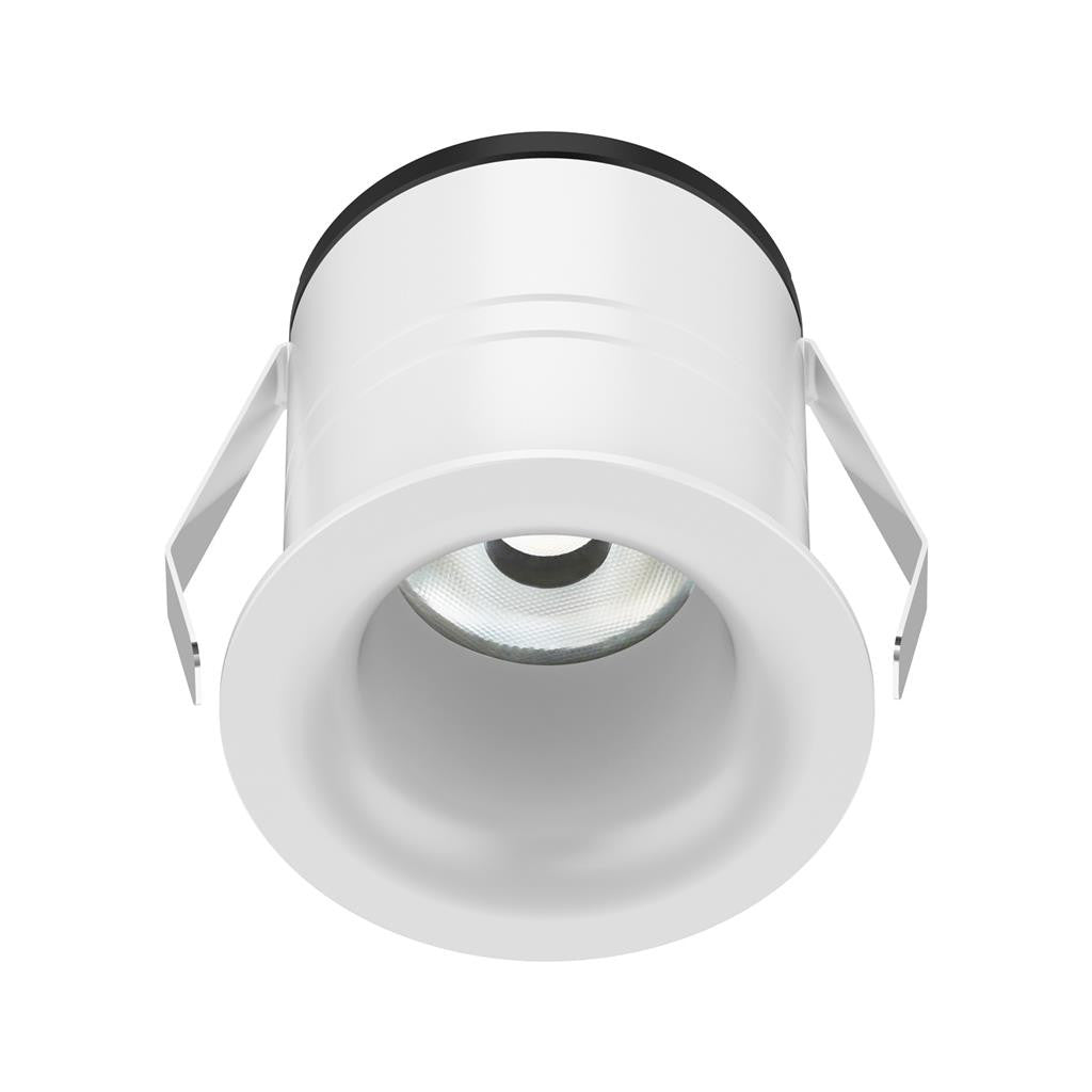 PICO-7 Mini Round 7W Dimmable Led Tricolour IP54 Downlight - White