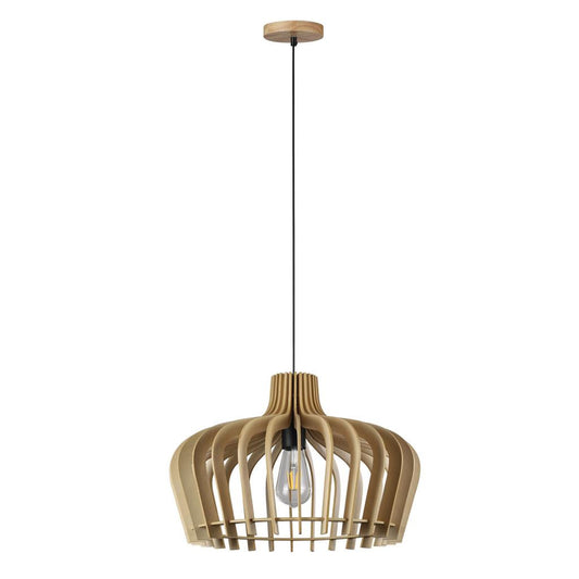 SANDS-PDT TIMBER 1XE27 Pendant - Natural Wood