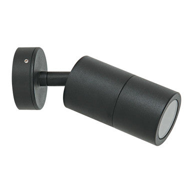 Shadow 1 Light Adjustable 240V GU10 Spotlight - Black