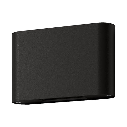 SIERRA Round Two Way Wall Light  12W 240V IP65 3000K - Black