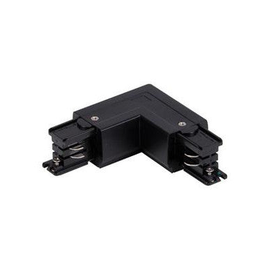 TRAK -3-LLLJ 3 Circuit 240V L Shape Left Live Joiner - Black