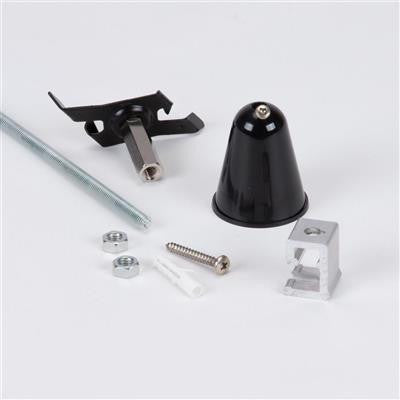 TRAK- 3-ROD 3 Circuit 1.0M Steel Rod Kit - Black