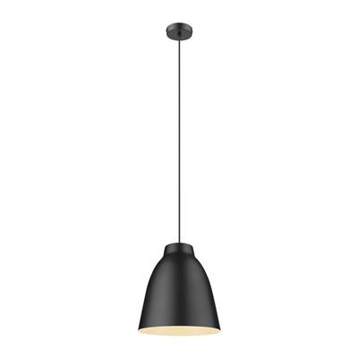 ZOEY 260MM SHADE 1XE27 PENDANT - Matt Black